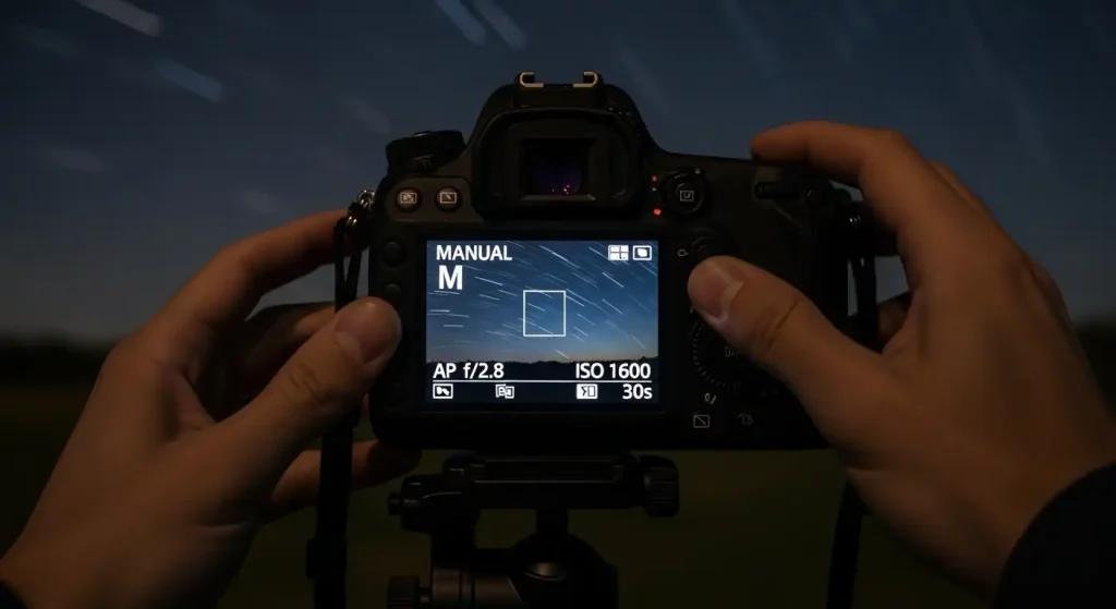 How Do I Set Up a DSLR to Take Photos of the Stars?
3. Switch to Manual Mode for Full Exposure Control