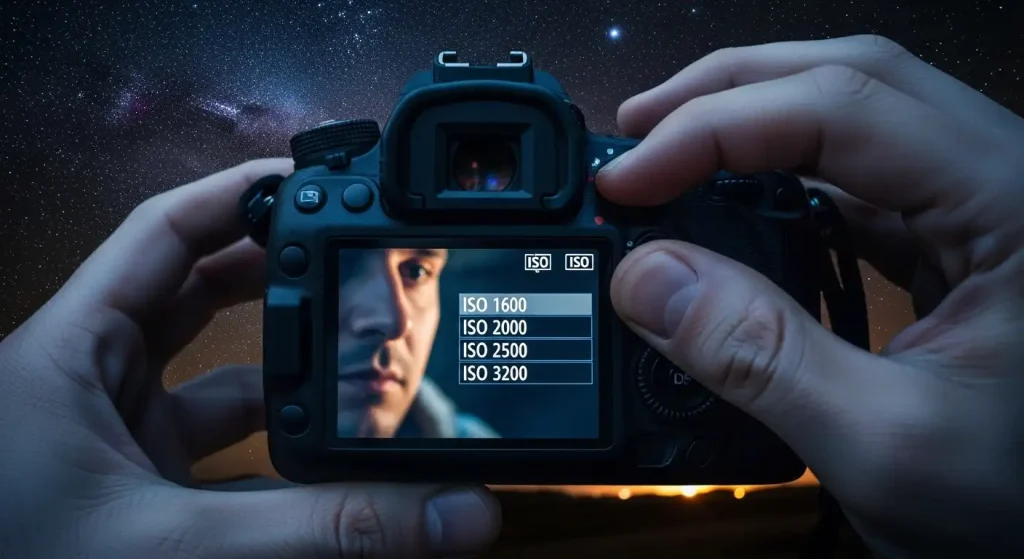 5. Adjust ISO for Night Sky Sensitivity