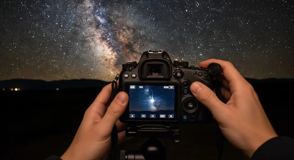 7. Focus Manually at Infinity for Sharp Stars