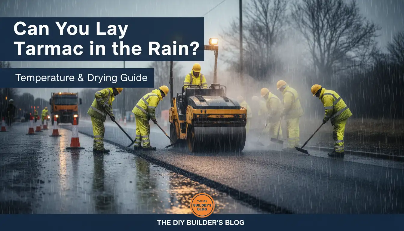 Can You Lay Tarmac in the Rain? Temperature & Drying Guide