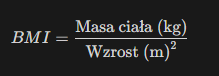 BMI Kalkulator Online Sprawdź Swój Wskaźnik Masy Ciała 4 Wzór na BMI to: