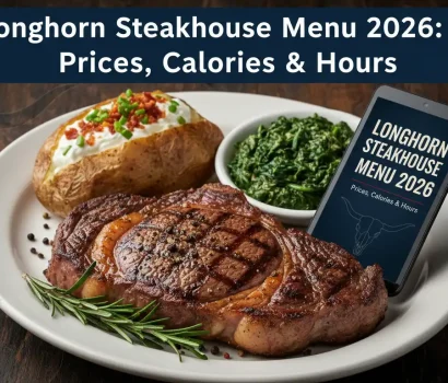 Longhorn Steakhouse Menu with Prices and Calories 2026