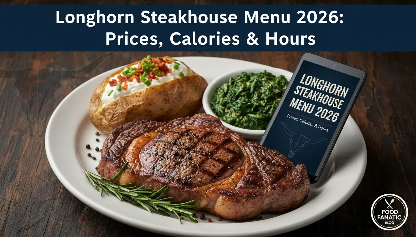 Longhorn Steakhouse Menu with Prices and Calories 2026