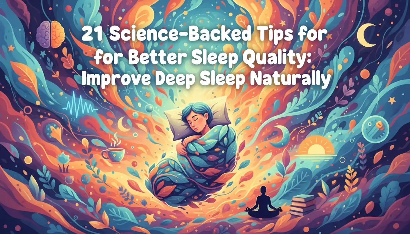 21 Science-Backed Tips for Better Sleep Quality: Improve Deep Sleep Naturally